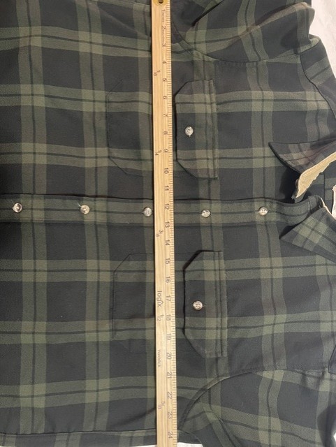 Cabela’s Flannel Button Up Shirt Men’s XL Regular Green/Black Plaid Long Sleeve