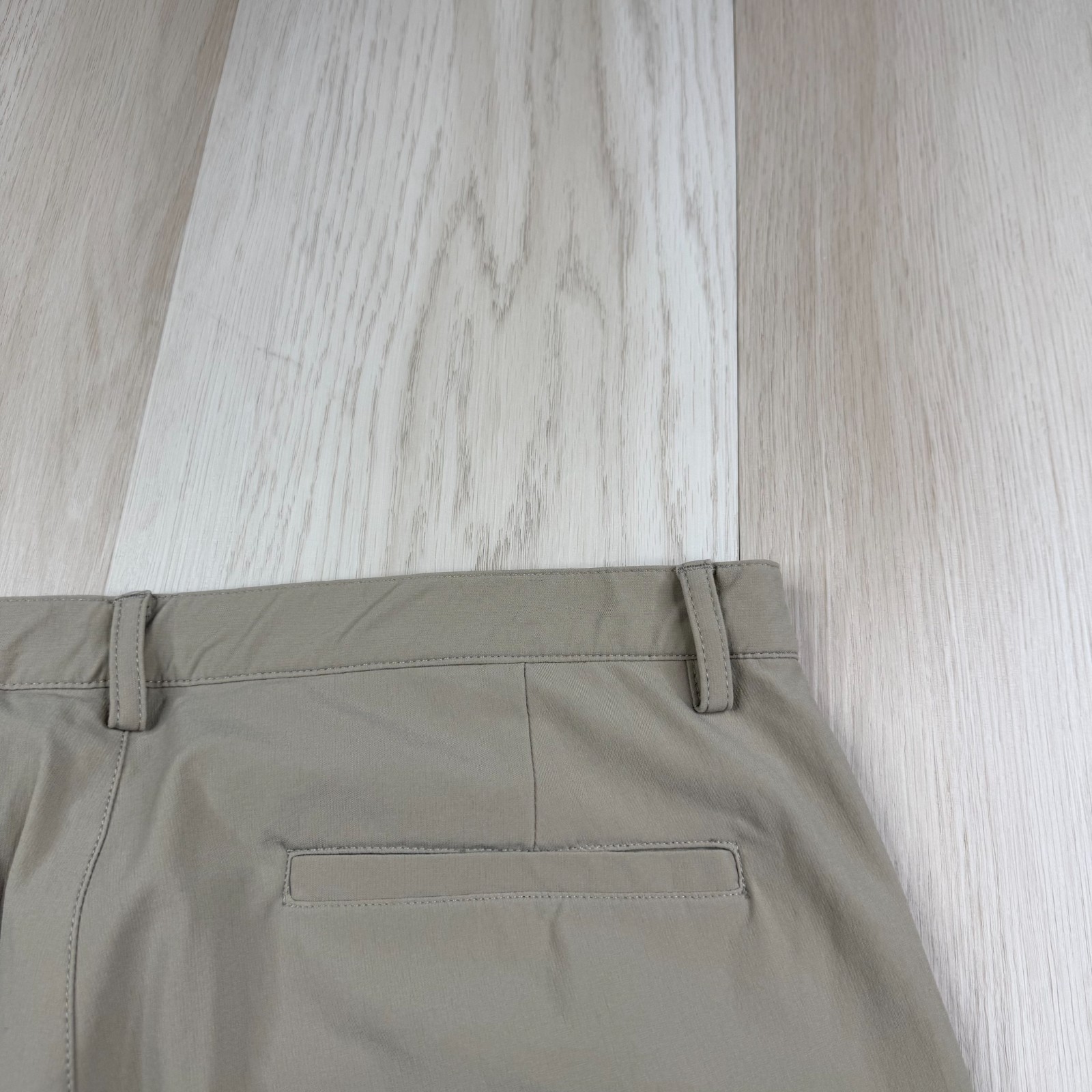 Aviator Ministry Of Supply Mens Beige Slim Fit 4-Way Stretch Chino Pants Size 36