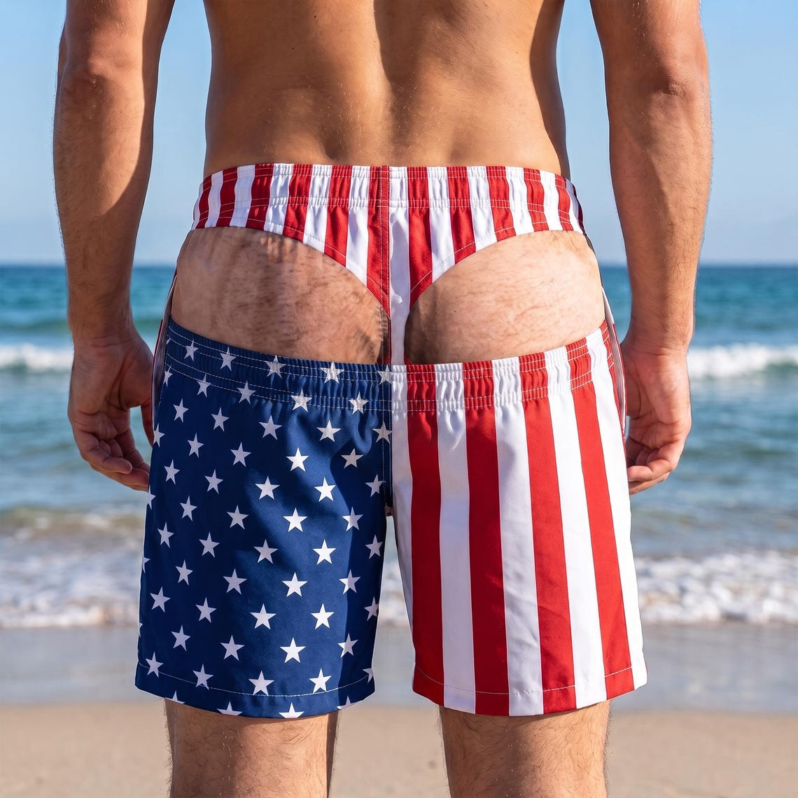 Custom Funny Men Swim Trunks Summer Vacation And Travel Gifts For Men
