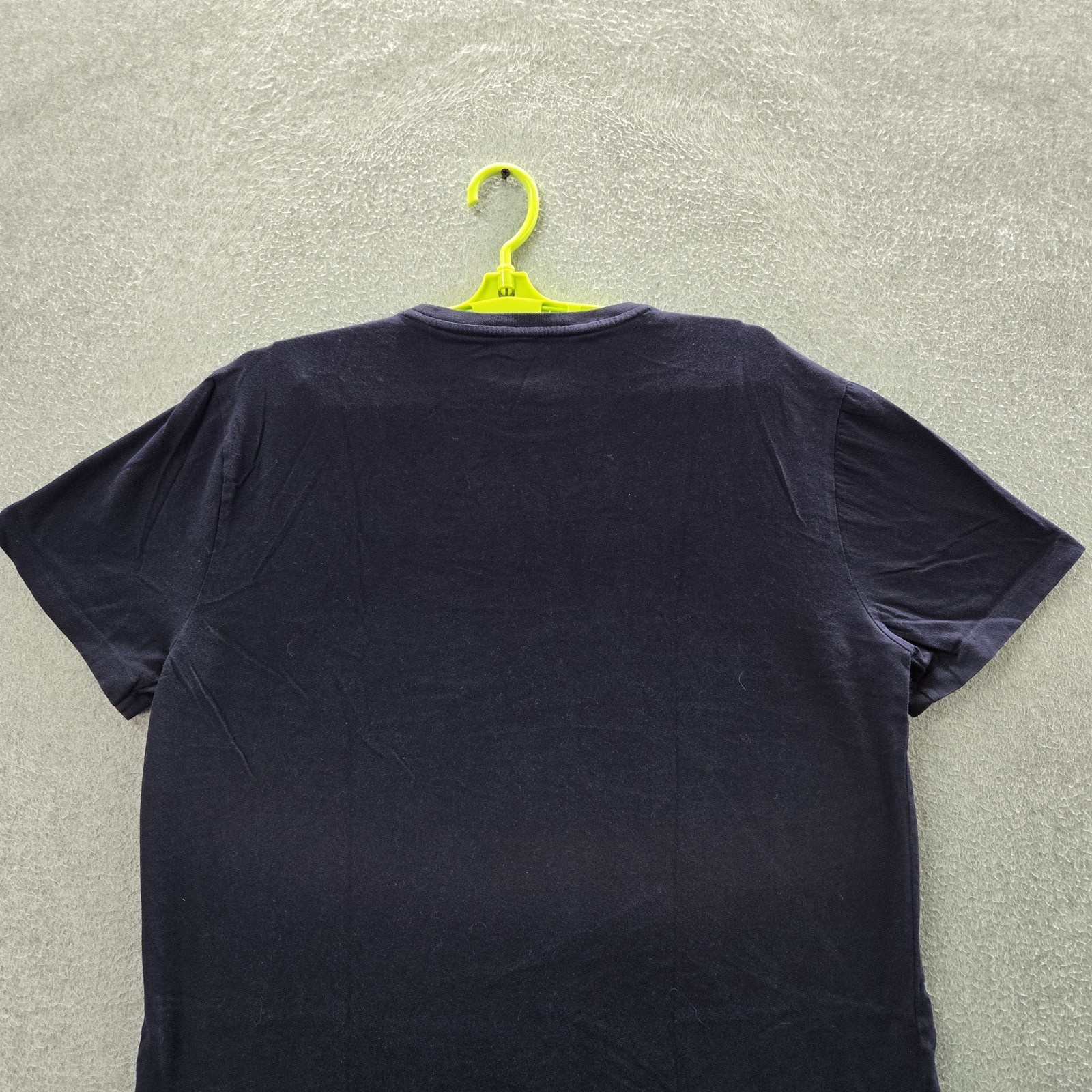 Polo Ralph Lauren Men Shirt L/G (180/100A) Navy Blue Embroidered Logo Slim