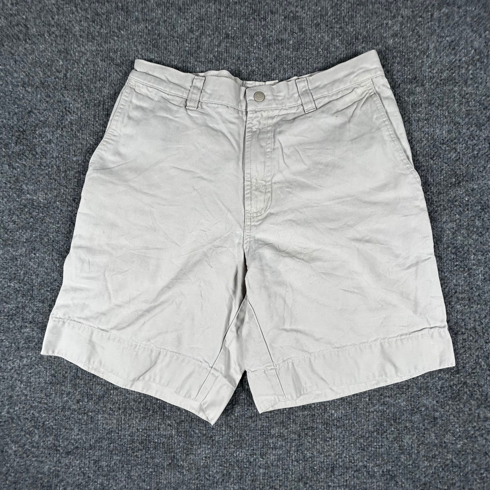 Columbia Shorts Mens Size 30 Beige Canvas Utility Outdoor Hiking Casual Gorpcore