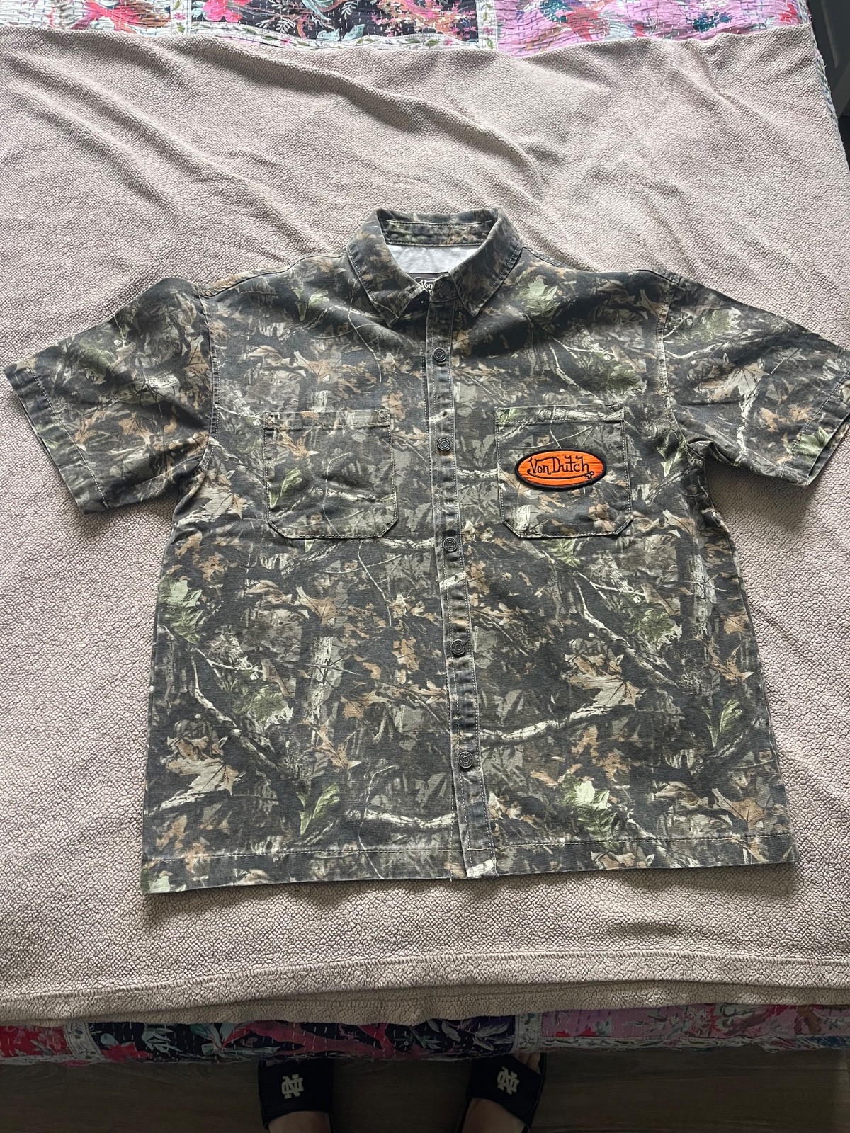 von dutch realtree camo shirt mens medium