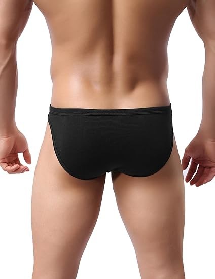 Luxurious Men’s Bikini Briefs 4-Pack – Breathable and Supportive Low Rise Design