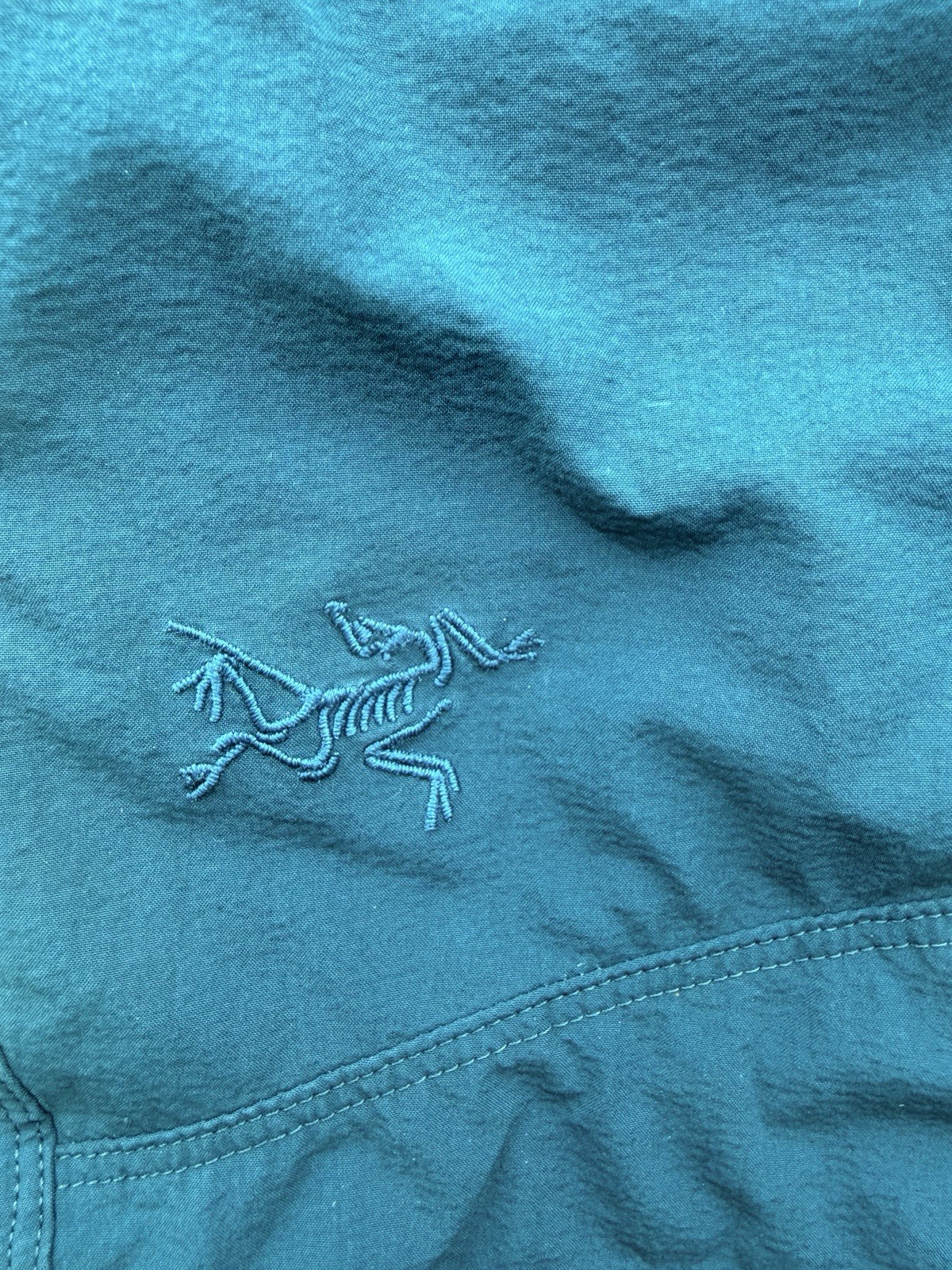 Arc’teryx Turquoise Blue Lefroy Quick Dry Shorts sz 34 11” Inseam Hiking NEW