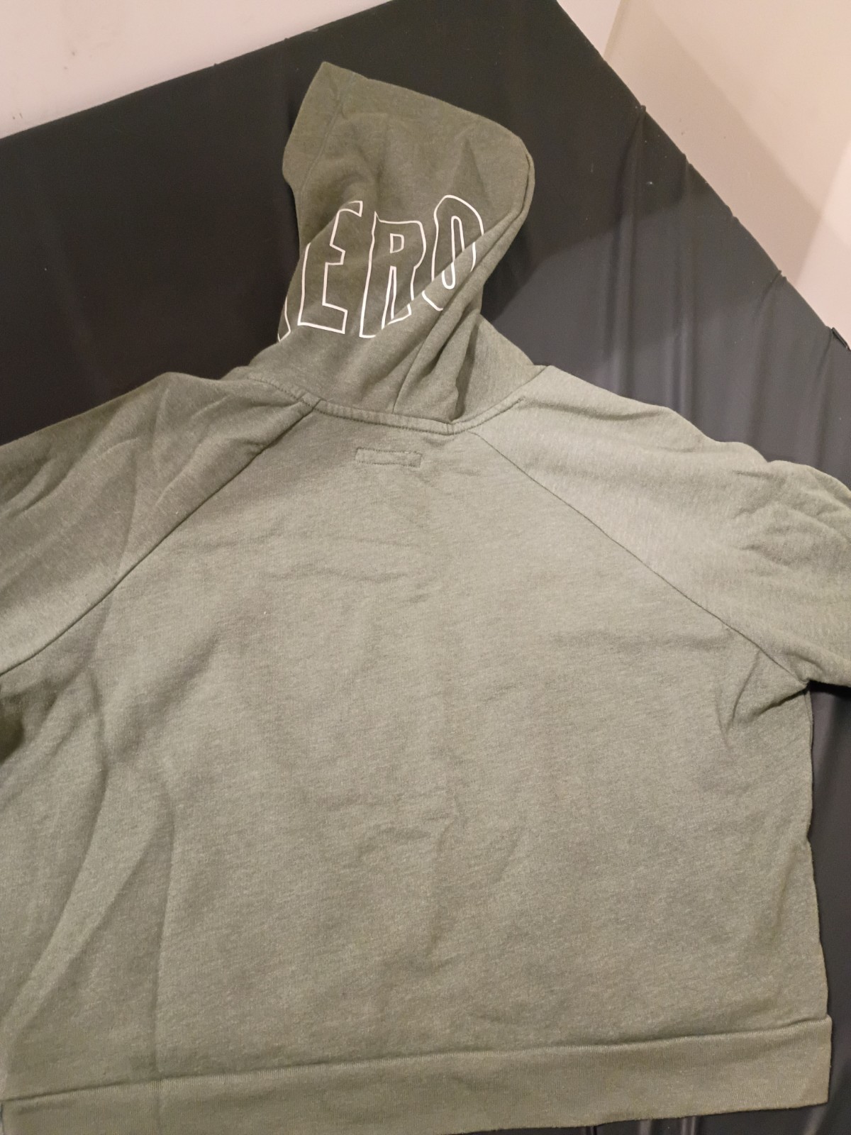 Aéropostale Green NYC Graphic Logo Pullover Fleece Hoodie, Size L