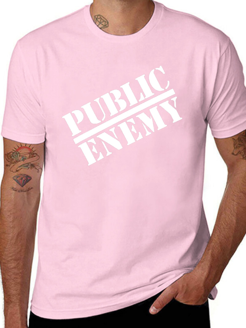 Public Enemy Official Big Logo T-Shirt Funny Tee Gift, Size M – 3XL