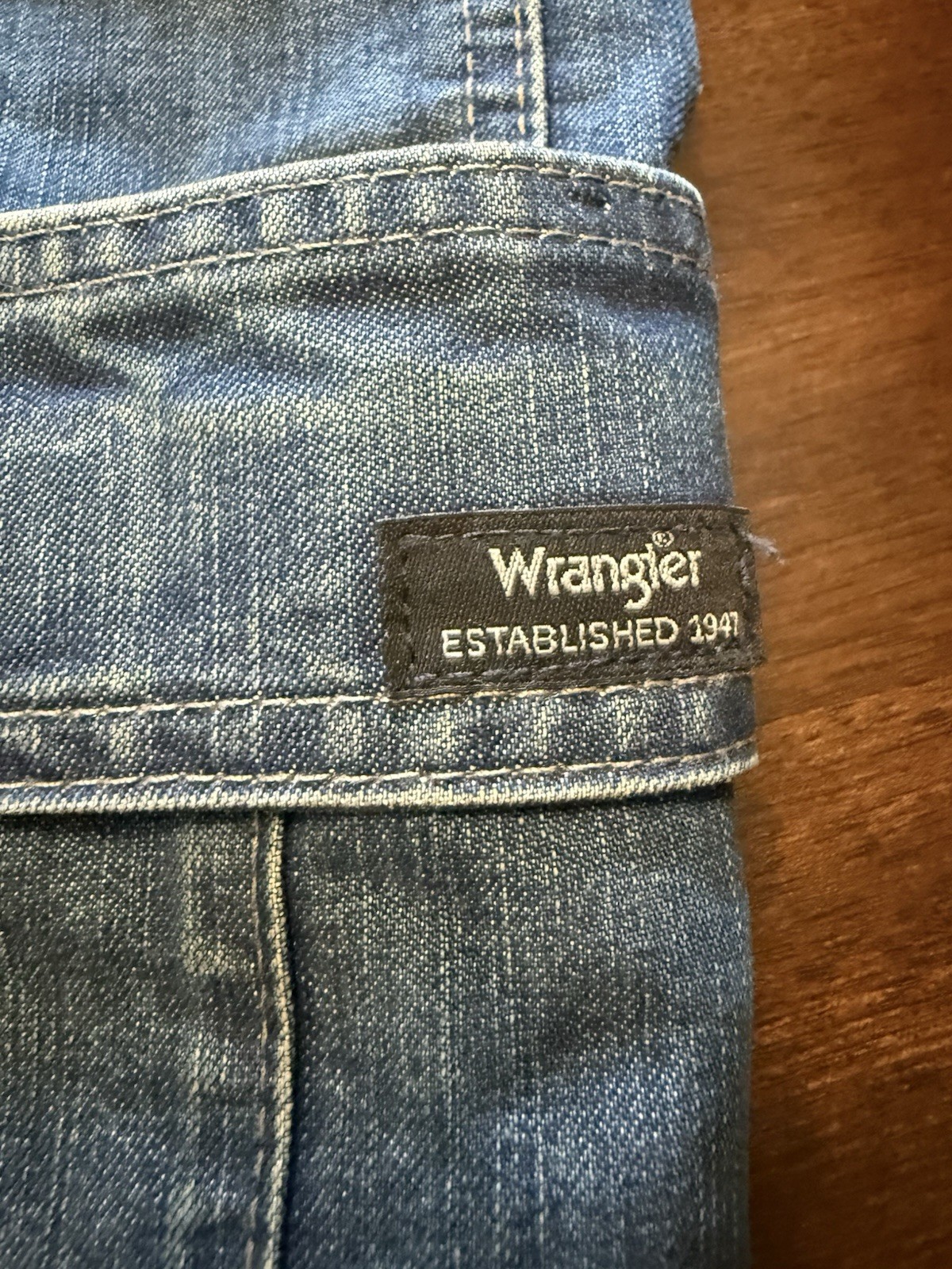 🔥Wrangler Men’s Cargo Jeans 6 Pocket – Relaxed Fit – 1070LGWDS Sz 42×30