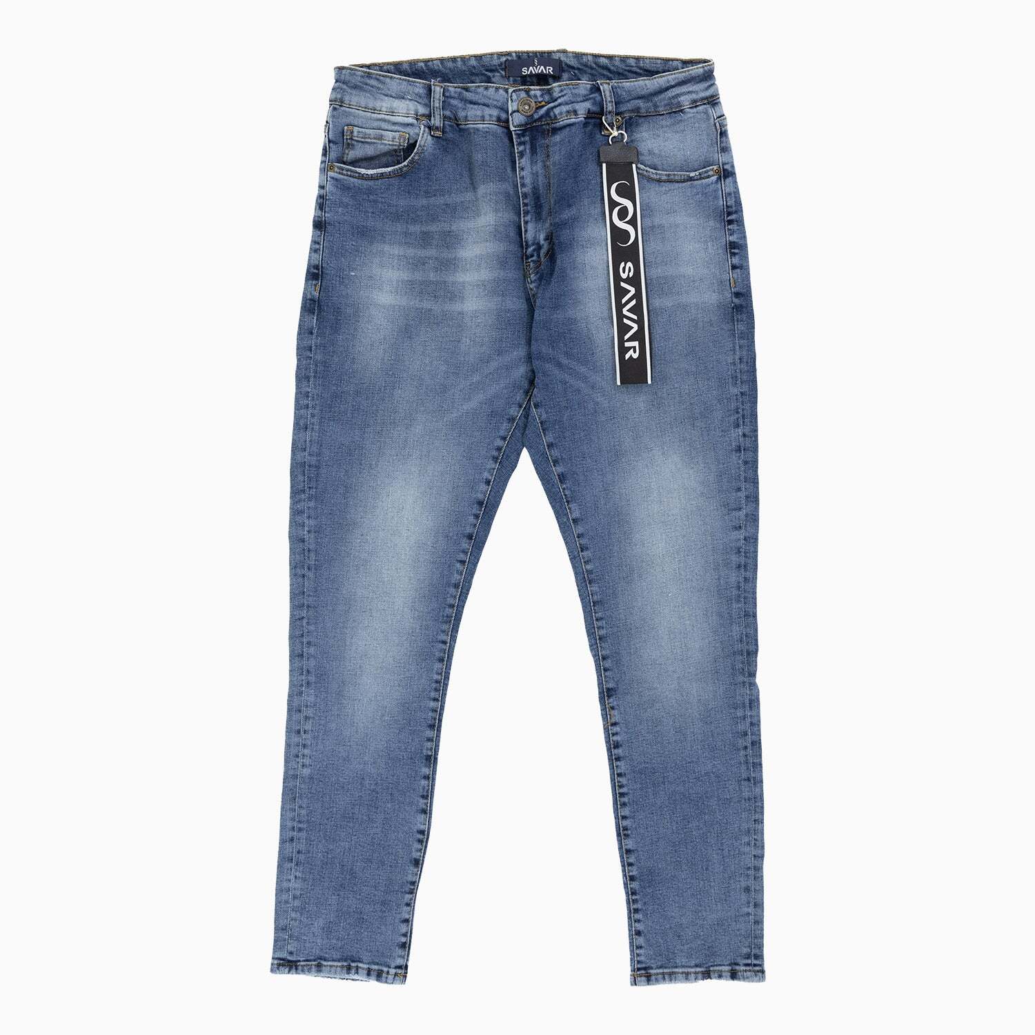 Men’s Basic Medium Stonewash Slim Denim Jeans Pant
