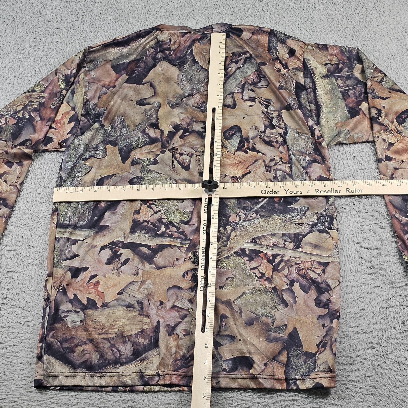 Thermo Shield Shirt Mens Large TrueTimber Camo Moisture Wicking Made USA Hunting