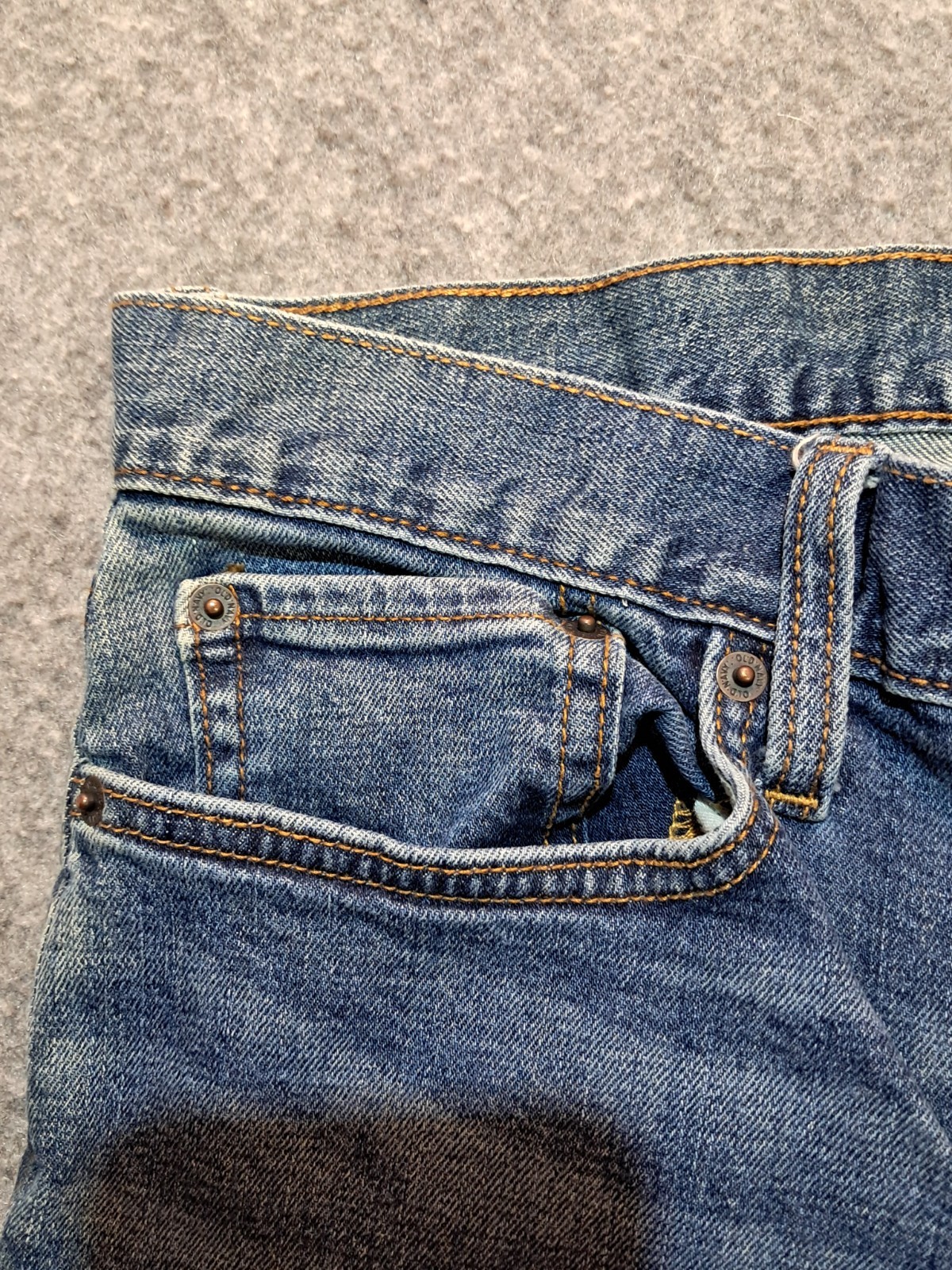Old Navy Mens Loose Built-In Flex Jeans 34×34 34
