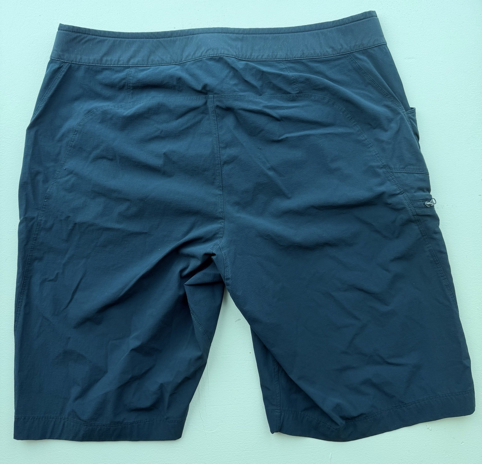 Arc’teryx Turquoise Blue Lefroy Quick Dry Shorts sz 34 11” Inseam Hiking NEW