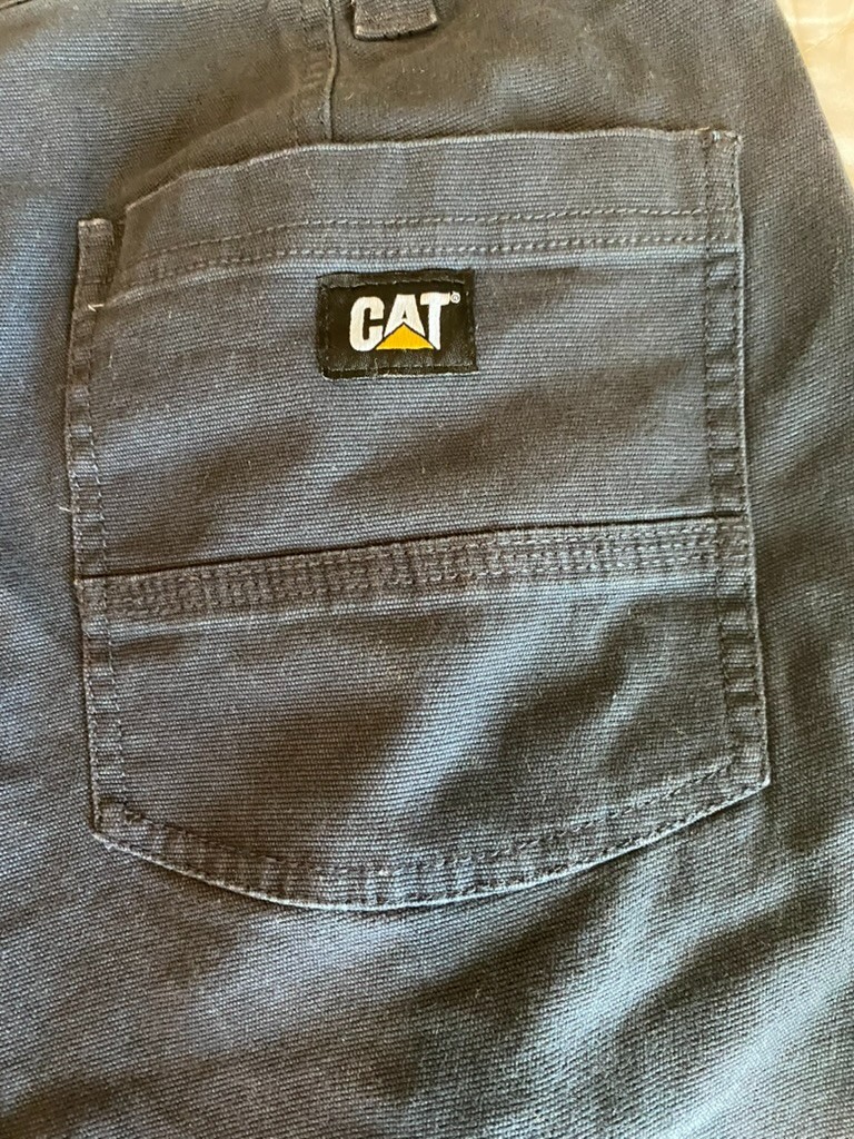 CAT Work Pants Navy Mens 34×30