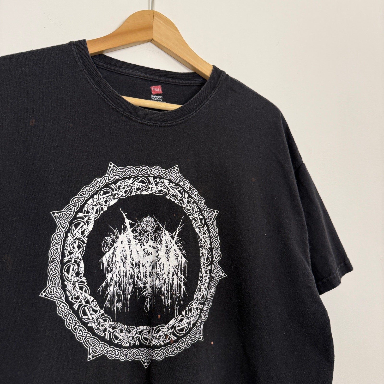 Vintage Y2K Absu Death Black Metal Band Tour Concert Tee Shirt XL Streetwear