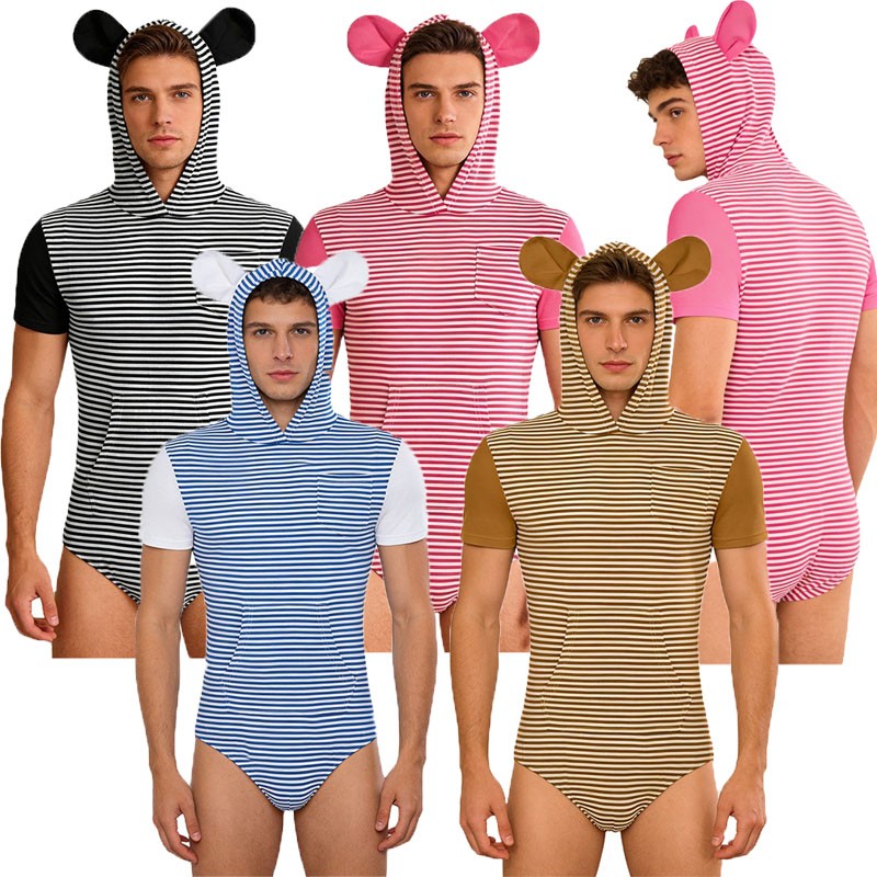 Mens Nightwear Jumpsuit Pajamas Honeymoon Leisure Time Anniversary Home Casual