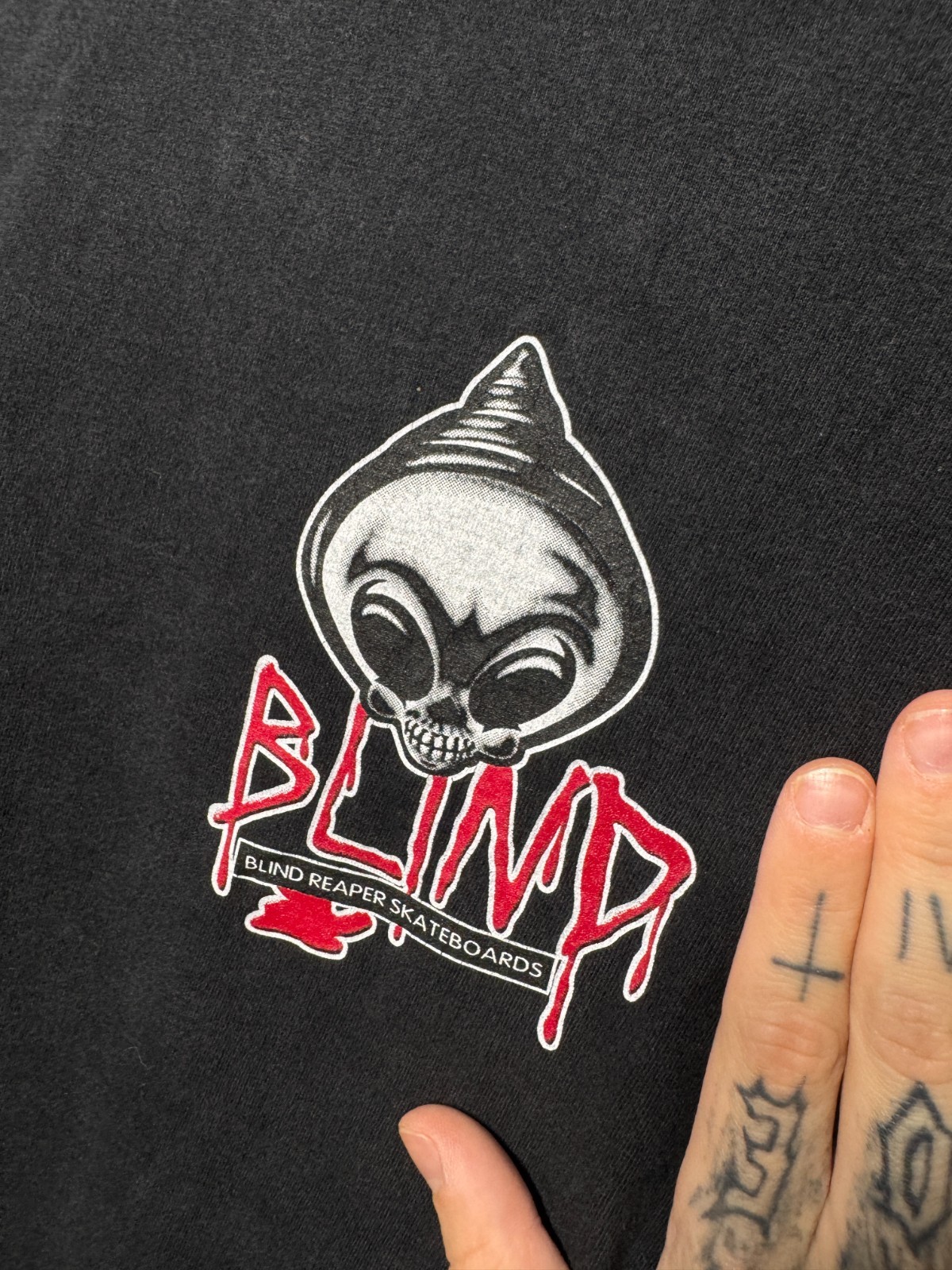 Vintage Blind Skateboards Switchblade T-Shirt