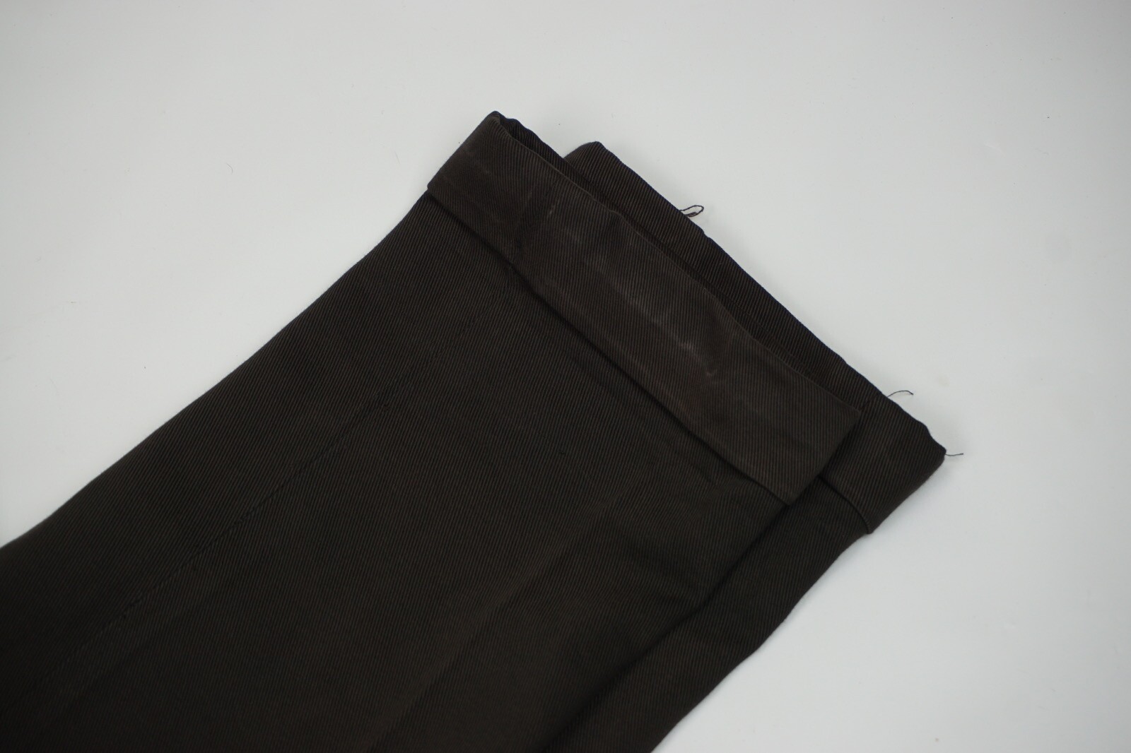 Mabitex 50 cinquanta 50 Brown Twill Casual Cuffed Flat Front Pants Sz 32/29