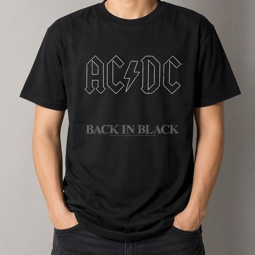AC/DC Black In Black AC DC Tee Shirt New