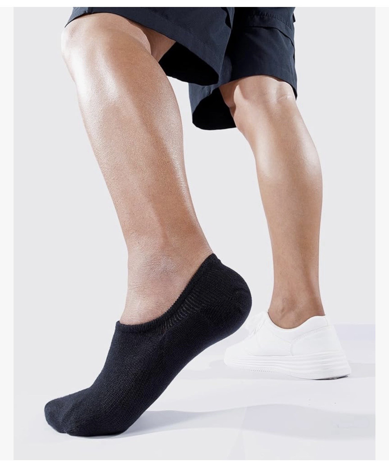 No Show Socks Men Low Cut Ankle Short Socks for Men with Non-Slip Grip