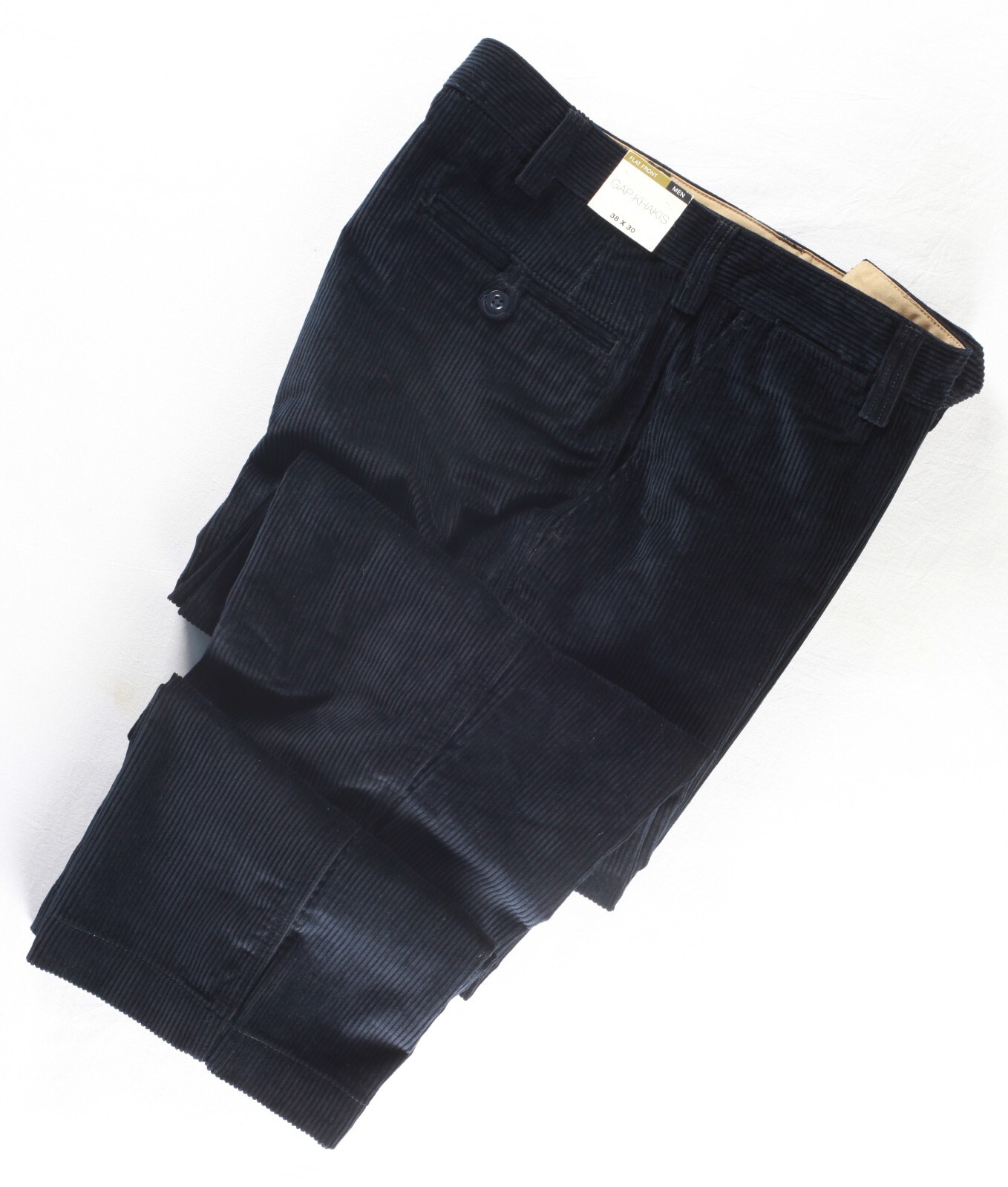 Gap Wide Leg Heavy Corduroy Hook Closure Pants 38×30 From 2008 NOS Newtags Black