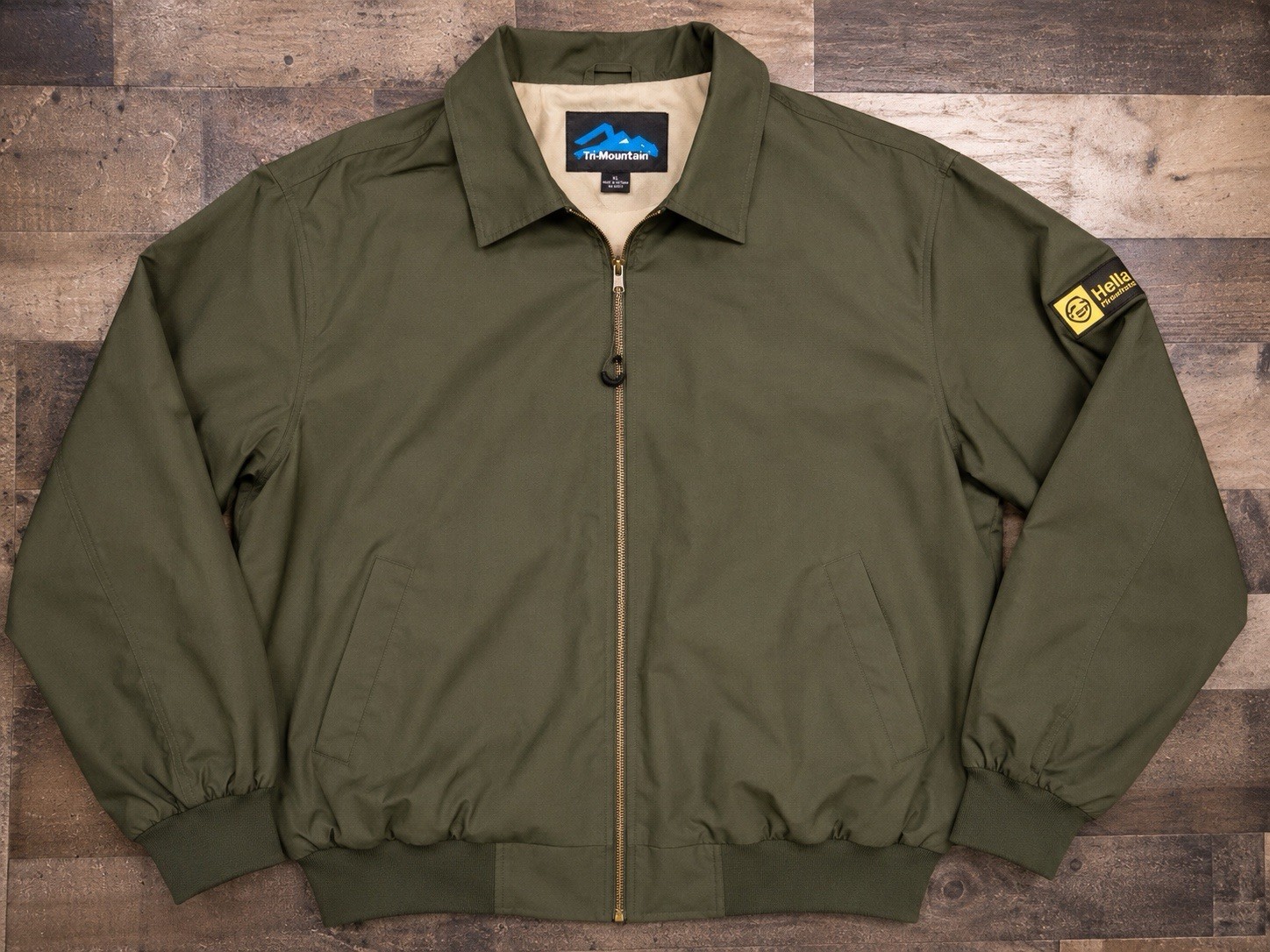 Vintage Y2K Tri-Mountain XL Olive Work Jacket