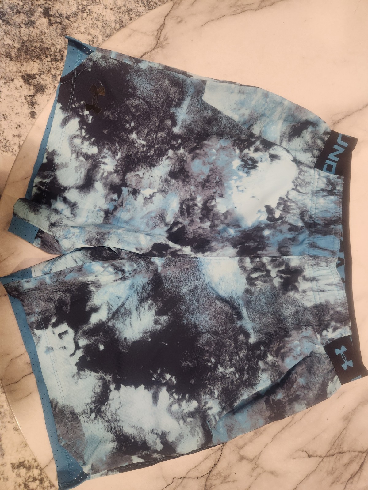 Under Armour Shorts Men’s Sz M Unlined Blue Print Vanish Woven 6” Inseam – NWT