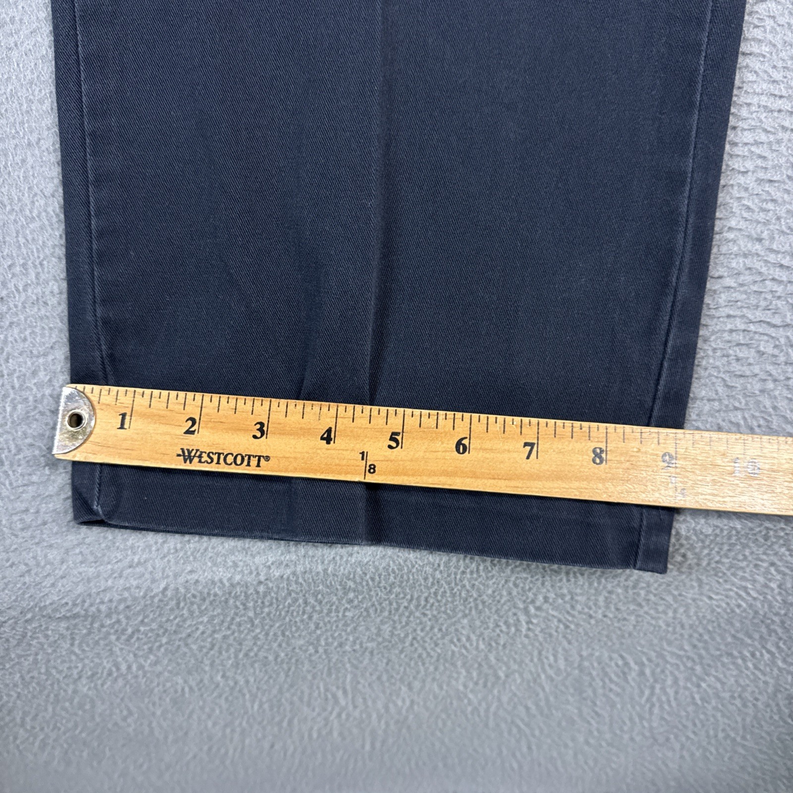 Polo Ralph Lauren Pants Mens 38×32 Blue Andrew Pant Pleated Chino Cotton Vintage
