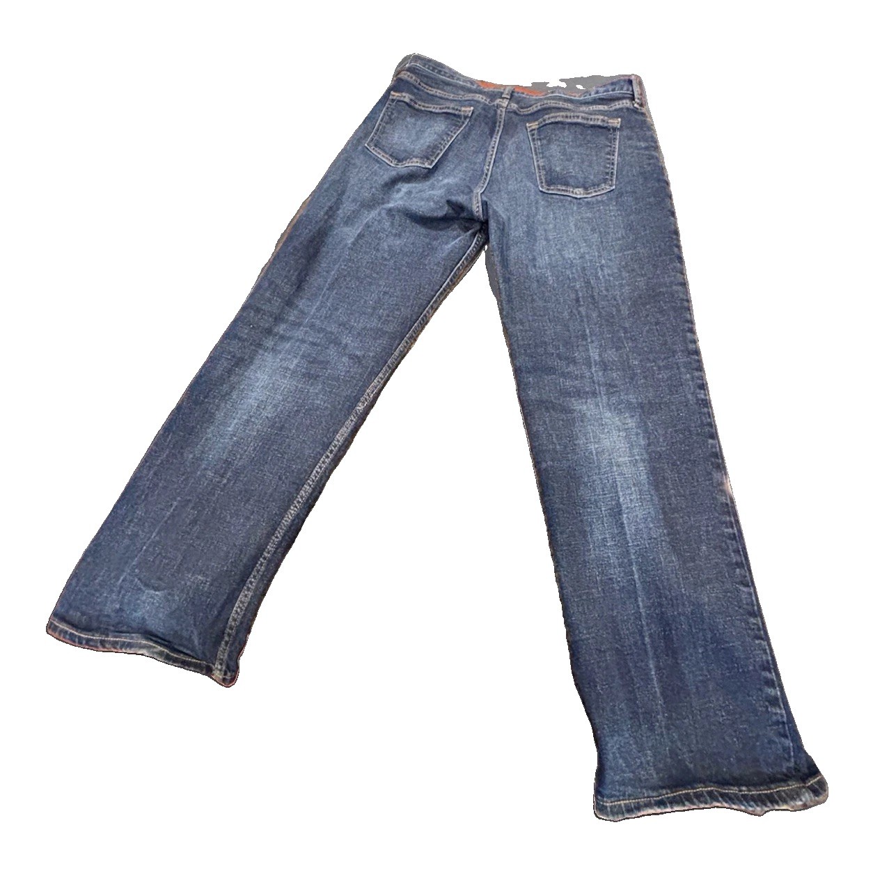 Old Navy Built-In Flex Men’s Loose Fit Straight Blue Denim Jeans Stretch 34×30