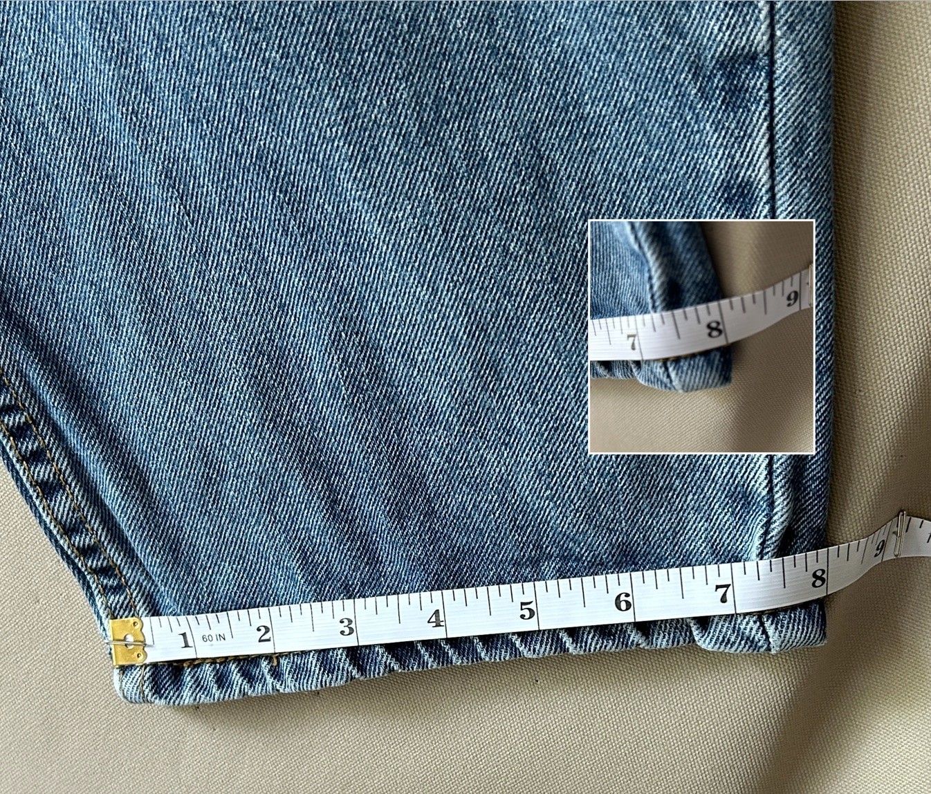 Levi’s 550 Relaxed Fit Jeans Men’s 38×30 Made in Mexico Blue 100% Cotton 37×28.2