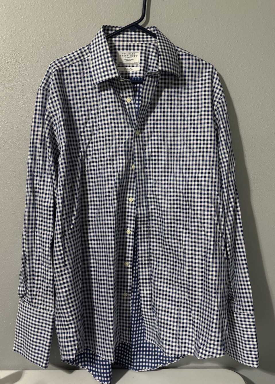 Charles Tyrwhitt Dress Shirt 17/35in 43/89cm 100% Cotton