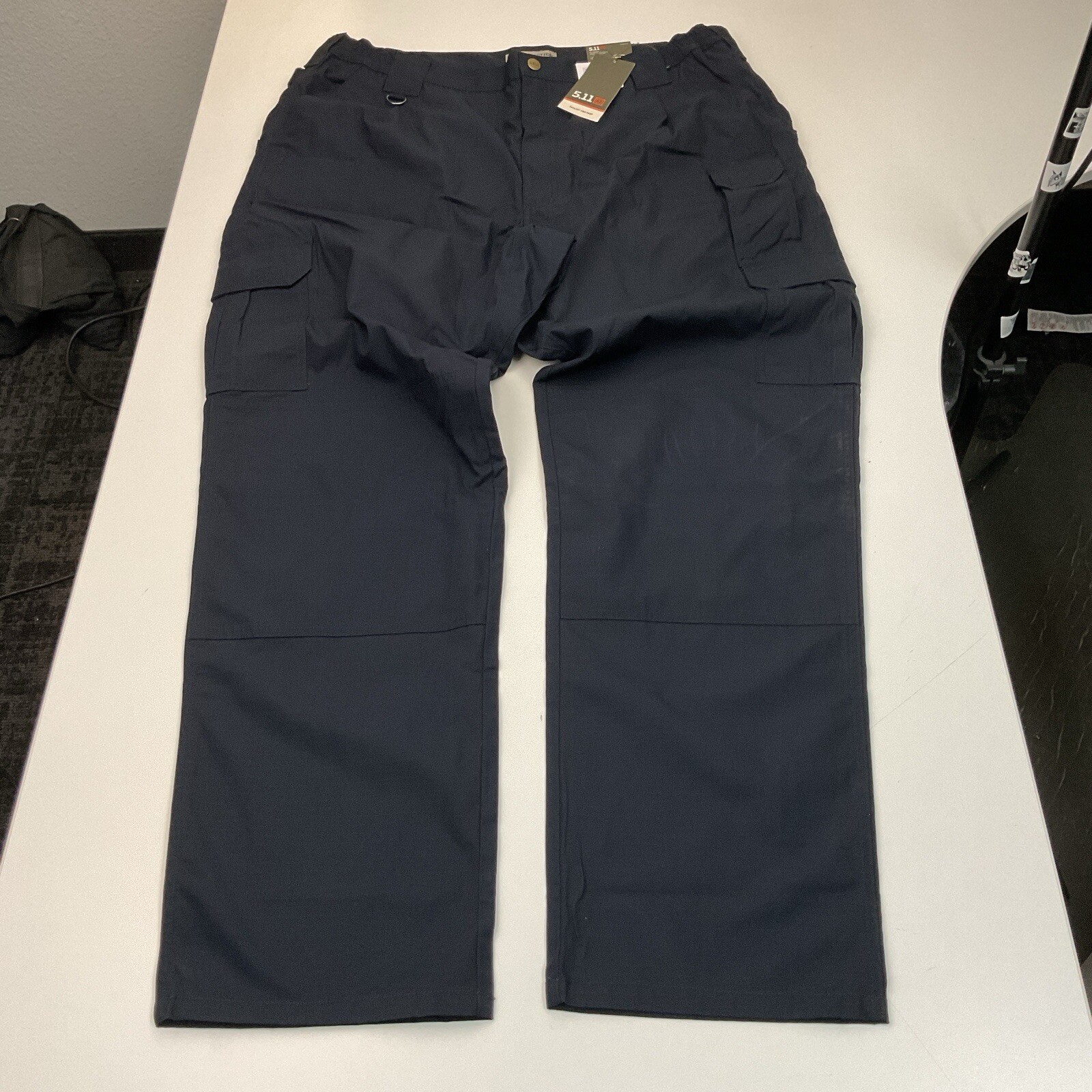 74273 5.11 Tactical Mens Regular Fit Taclite Pro Ripstop Cargo Pants 42×34 Navy