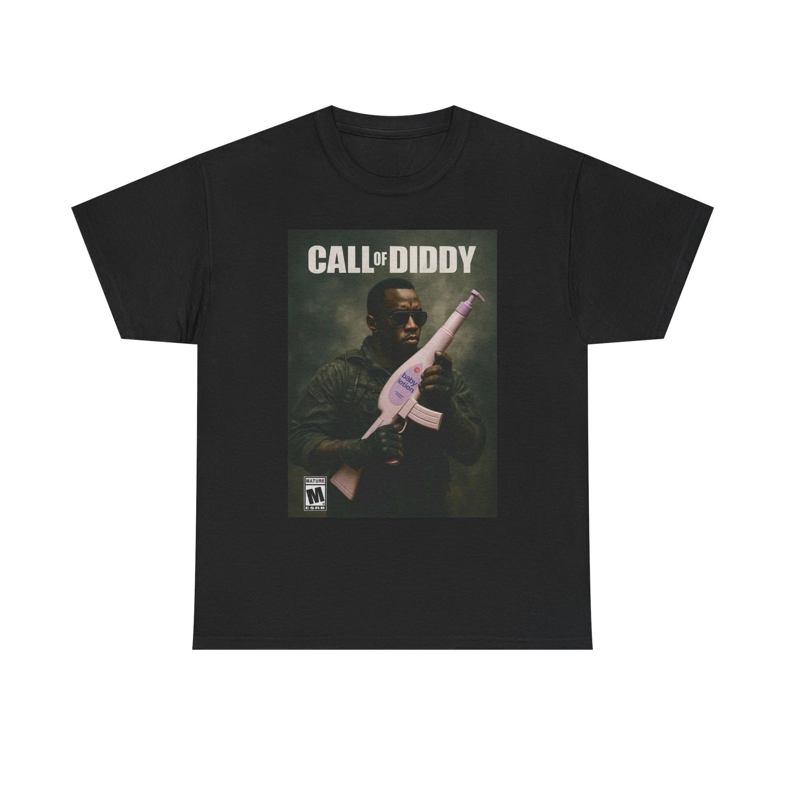 Call Of Diddy Funny Jokes T Shirt Unisex Heavy Cotton Tee Gift