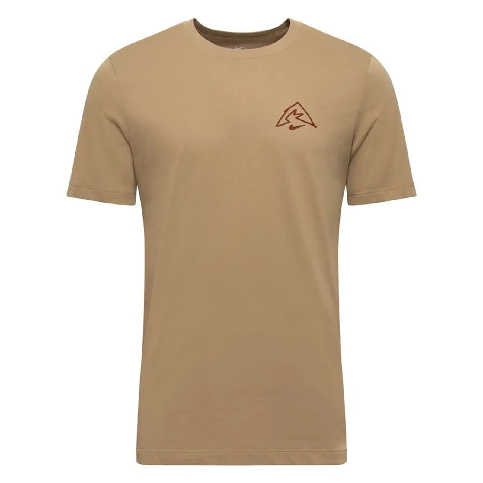 Nike Men’s Parachute Beige Dri-Fit Tee Western States Running Tee (HJ3662-297) L
