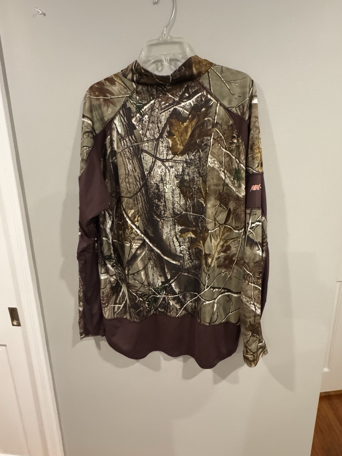 Russell Outdoors Camo Shirt Mens XL Brown APX G2 Scent Stop Hunting