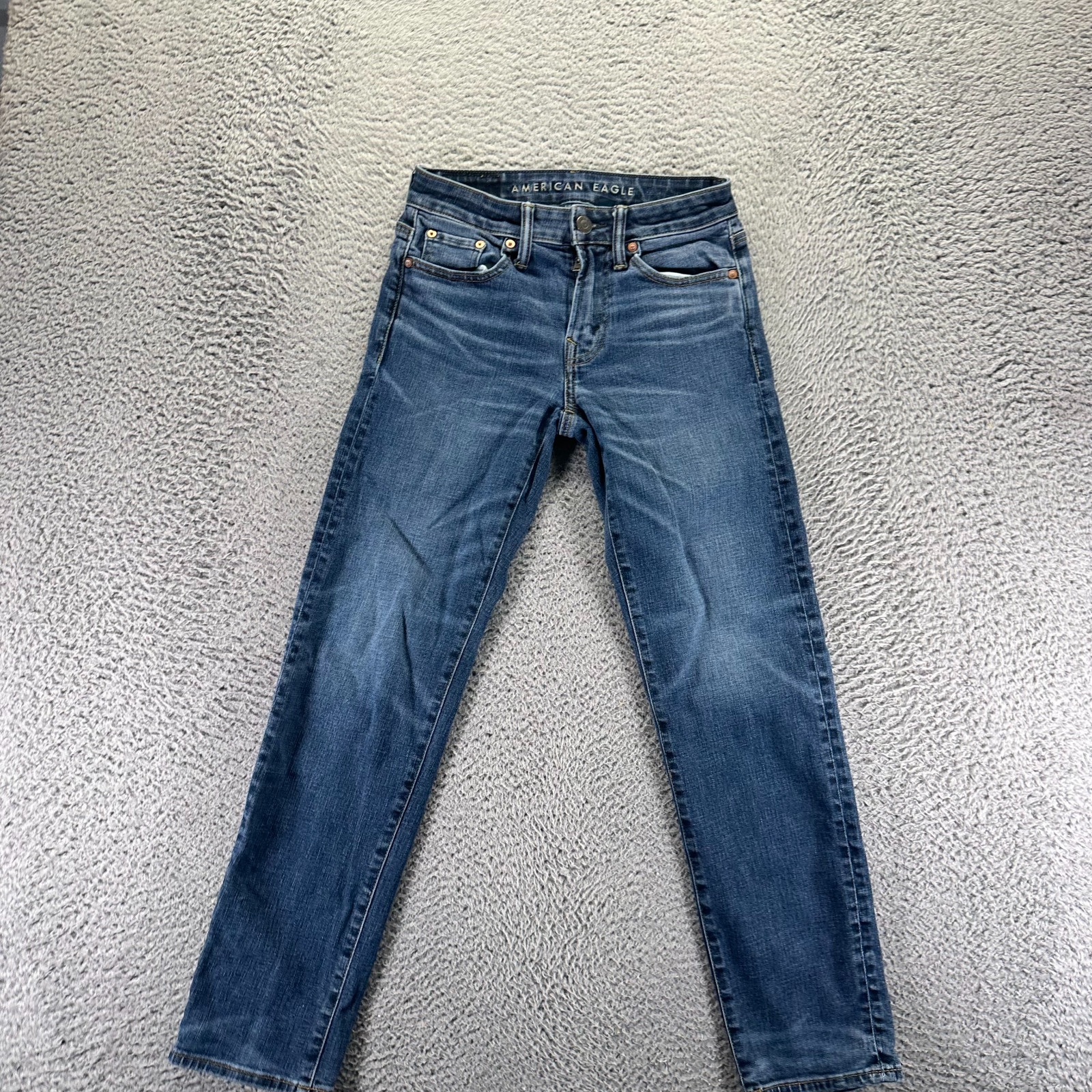 American Eagle Outfitters Airflex+ Jeans Mens 26×30 Blue Cotton Denim Straight
