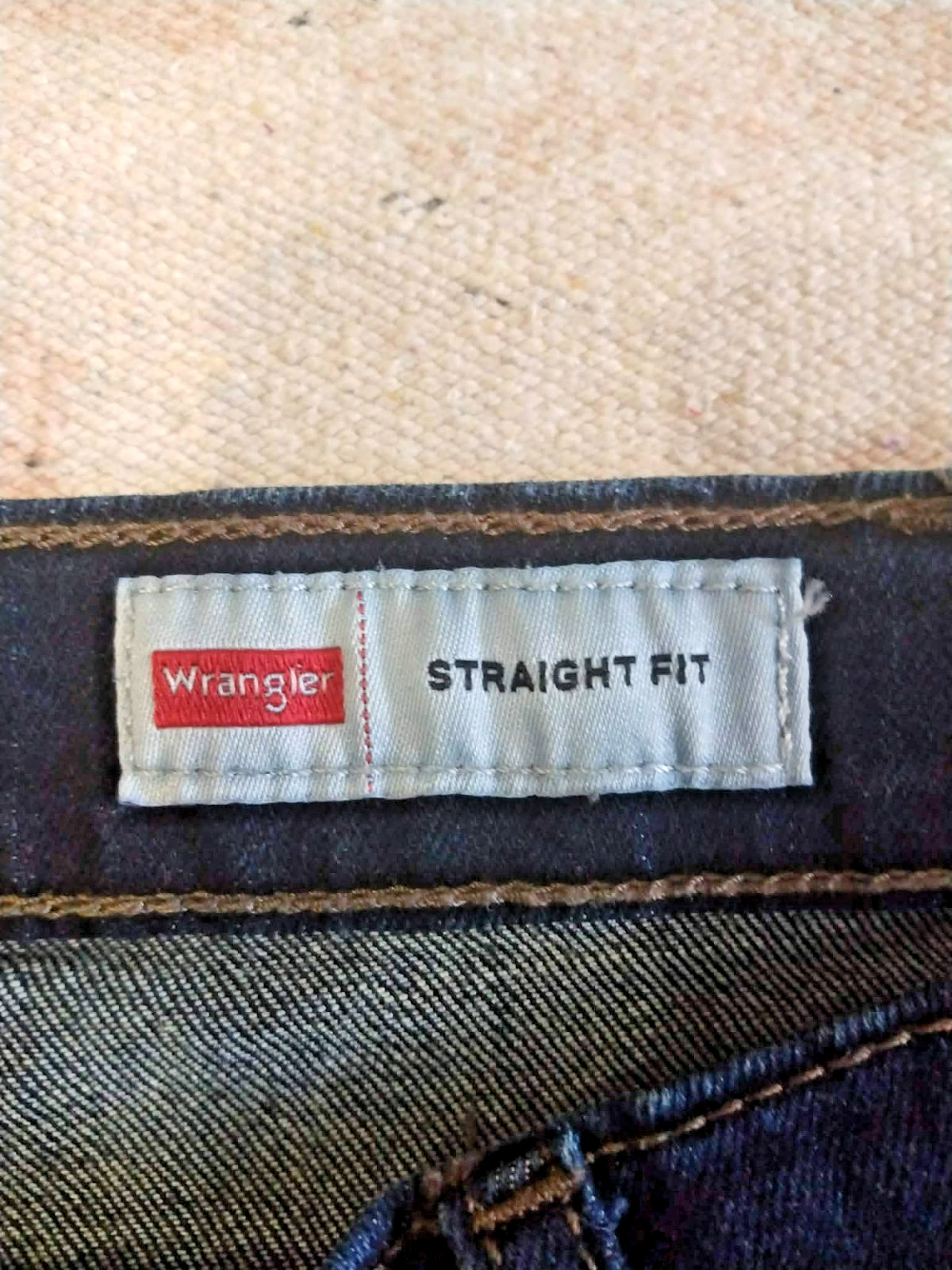 Wrangler Premium Quality Mens Jeans 36×32 Blue Straight Fit Comfort Stretch