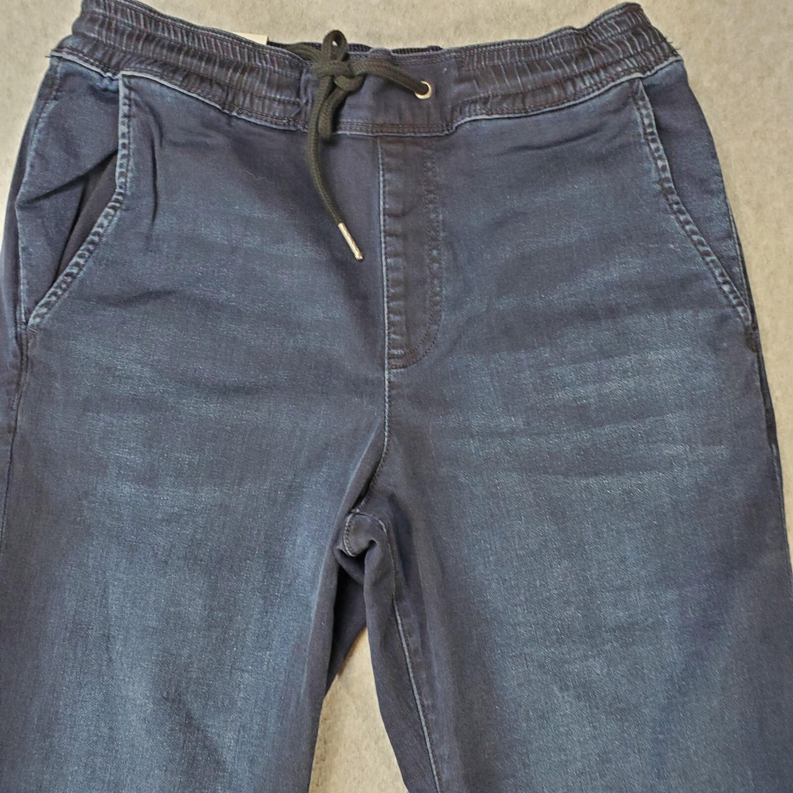 WARP + WEFT Denim CBG Cambridge Weston Joggers Dark Wash Pockets Men’s 30 NWT