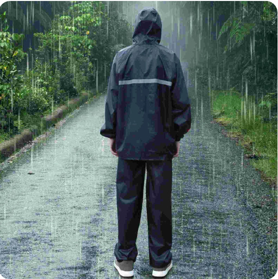 Waterproof Rain Suits Heavy Duty Raincoat Fishing Rain Gear Jacket Men