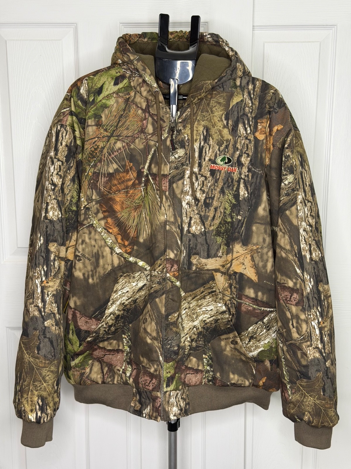 Mossy Oak Break-Up Country Camo Insulated Bomber Jacket Men’s 3XL NWT Hood
