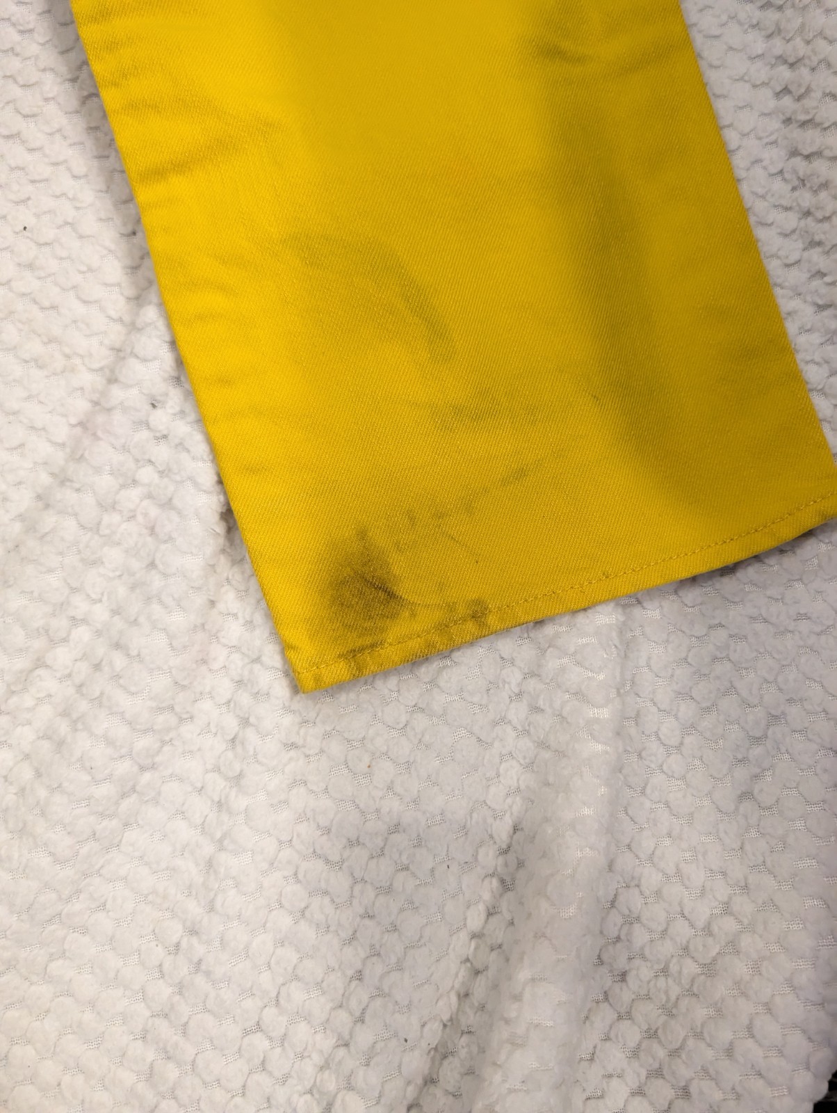 Levi’s 501 Men’s Jeans 36×34 Yellow Mustard Button Fly (#10)