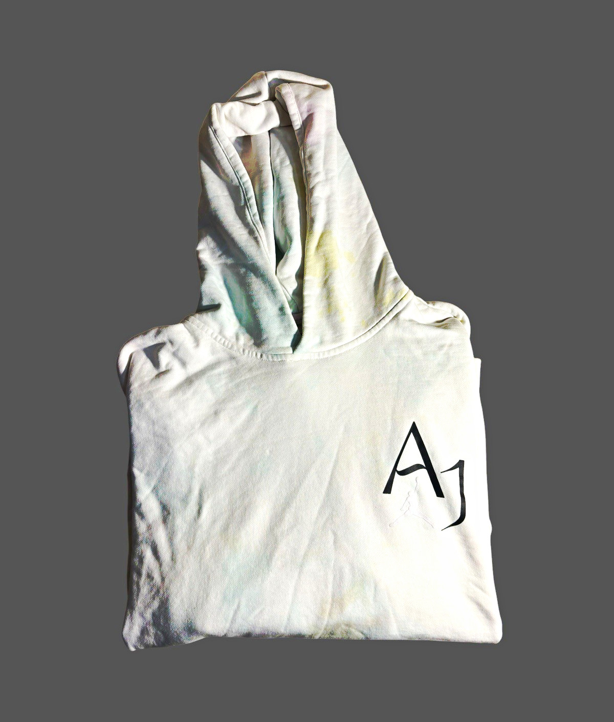 Jordan Air Jordan Men’s White Pullover Hoodie Fleece Cotton Graphic Pocket L
