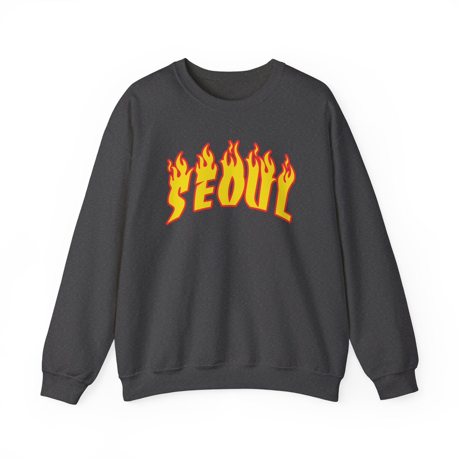 Seoul South Korea Sweatshirt Gifts Crew Neck Shirt Long Sleeve Men