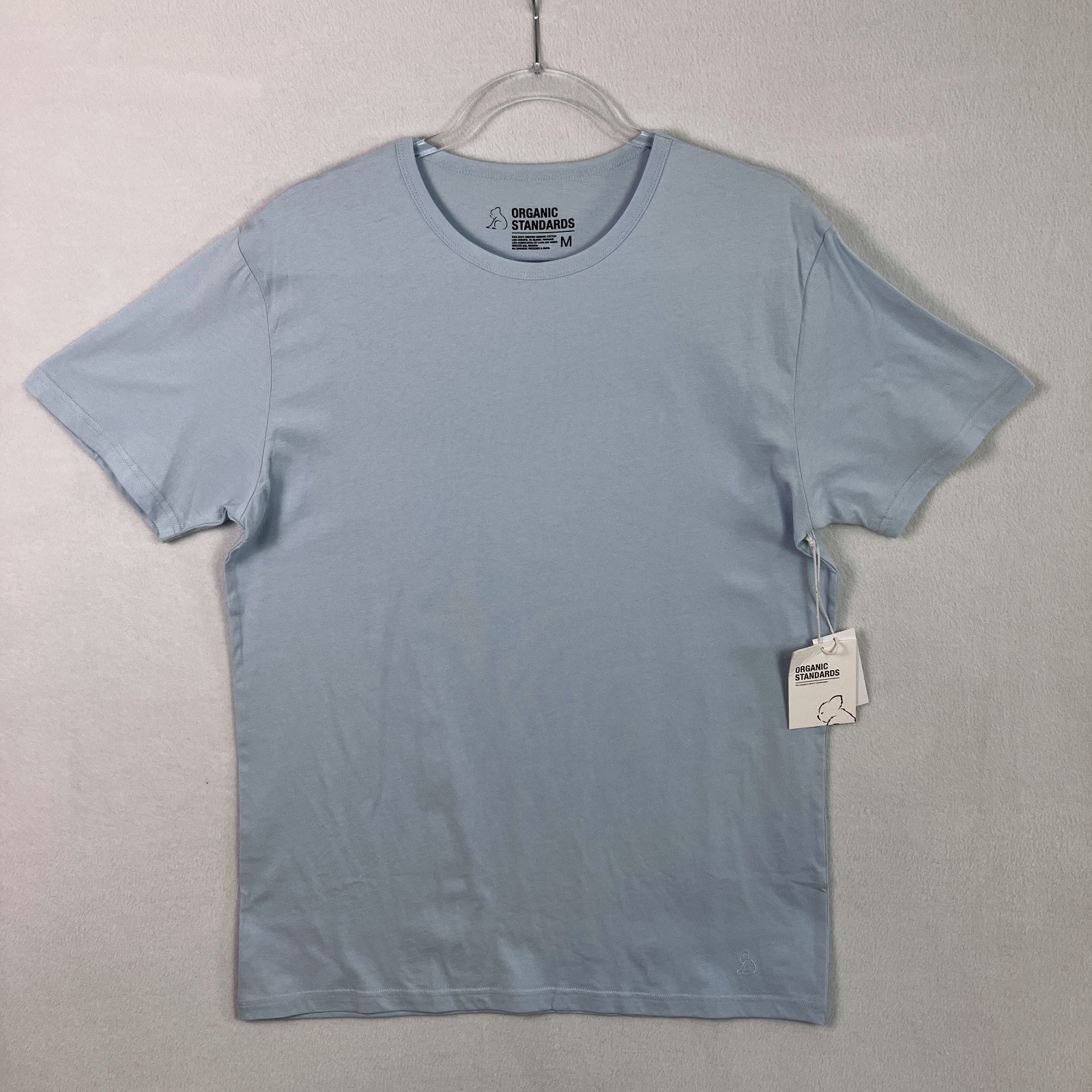 Kuwalla Organic Standard Short Sleeve T-Shirt Unisex Size M Blue Skyway NWT