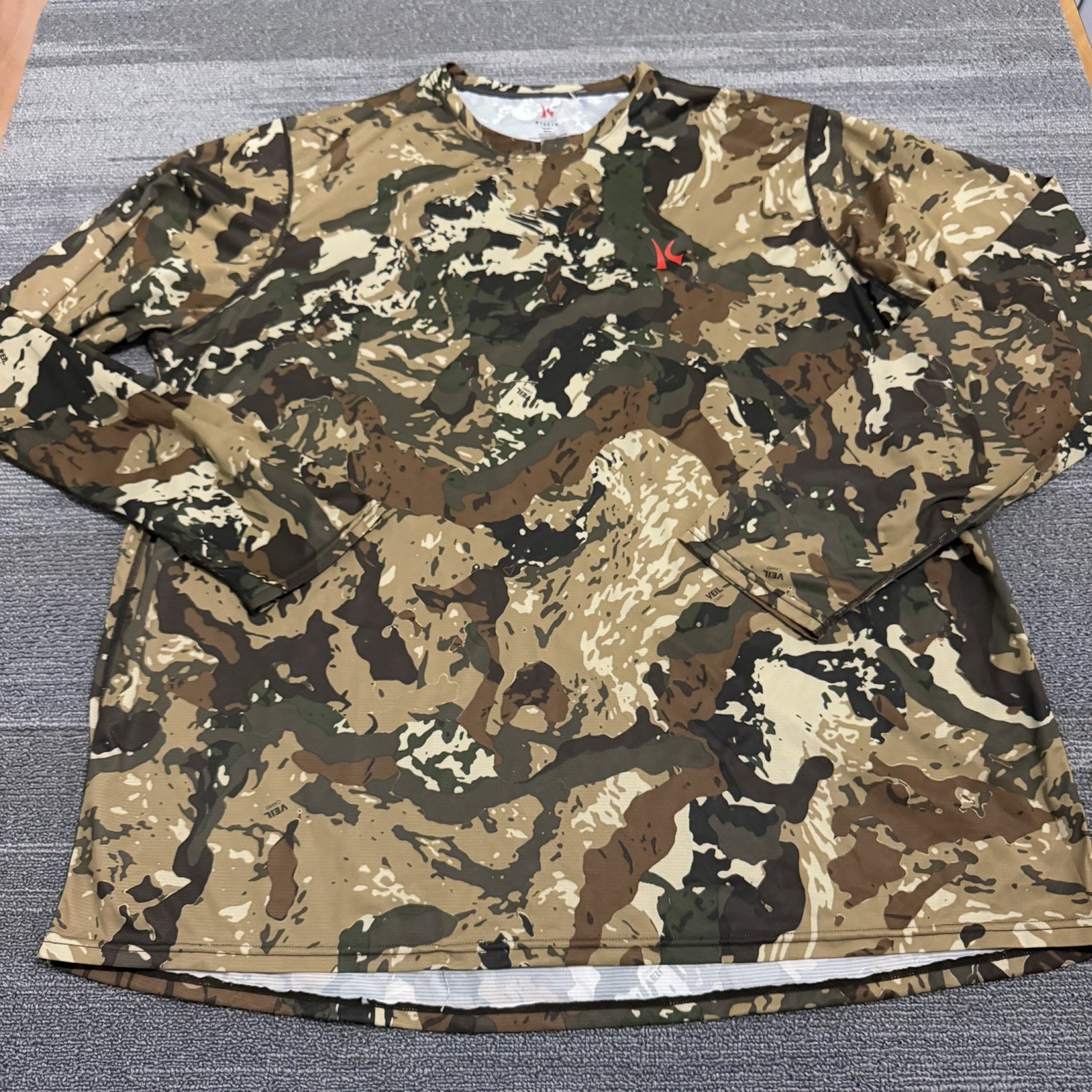 Killik Shirt Mens XXL Green Big Sky Cooling Veil Camouflage Fishing Hunting Gorp