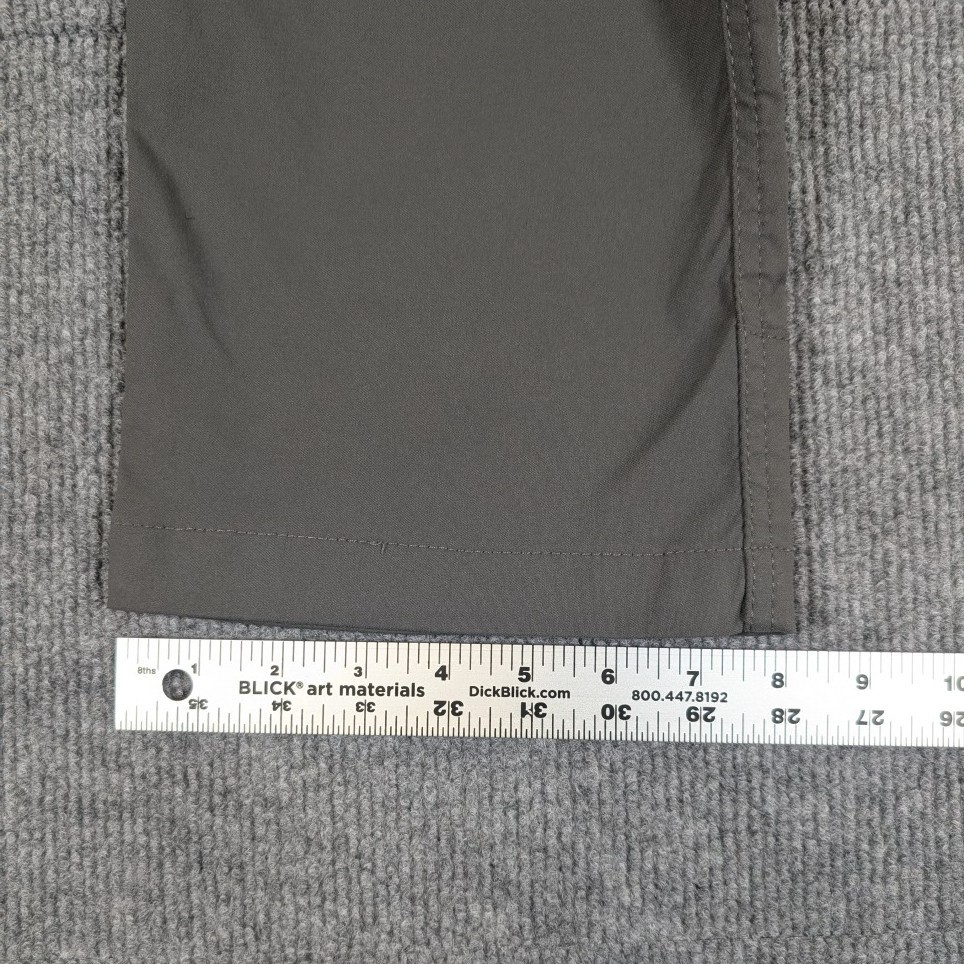 Wrangler ATG Tech Pants Mens 34×32 Gray Utility Hiking Outdoor Cargo Slack