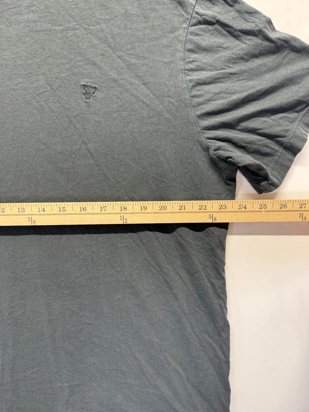 American Eagle Outfitters T Shirt Mens Large Black Cotton Standard Fit Casual