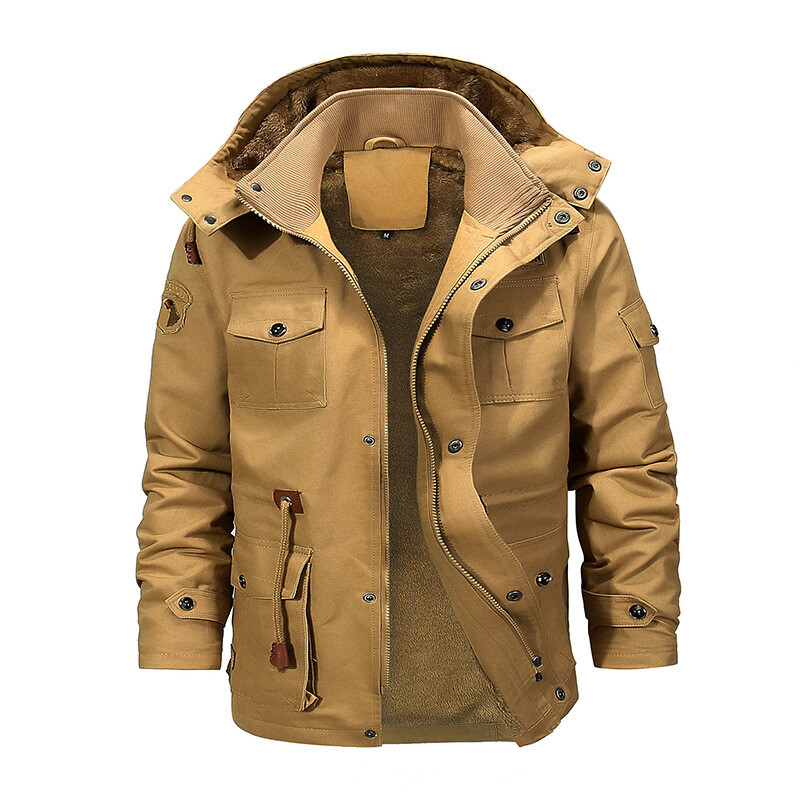 UK Windproof Men’s Outdoor Tactical Jacket Hooded Breathable Coat Military Coat