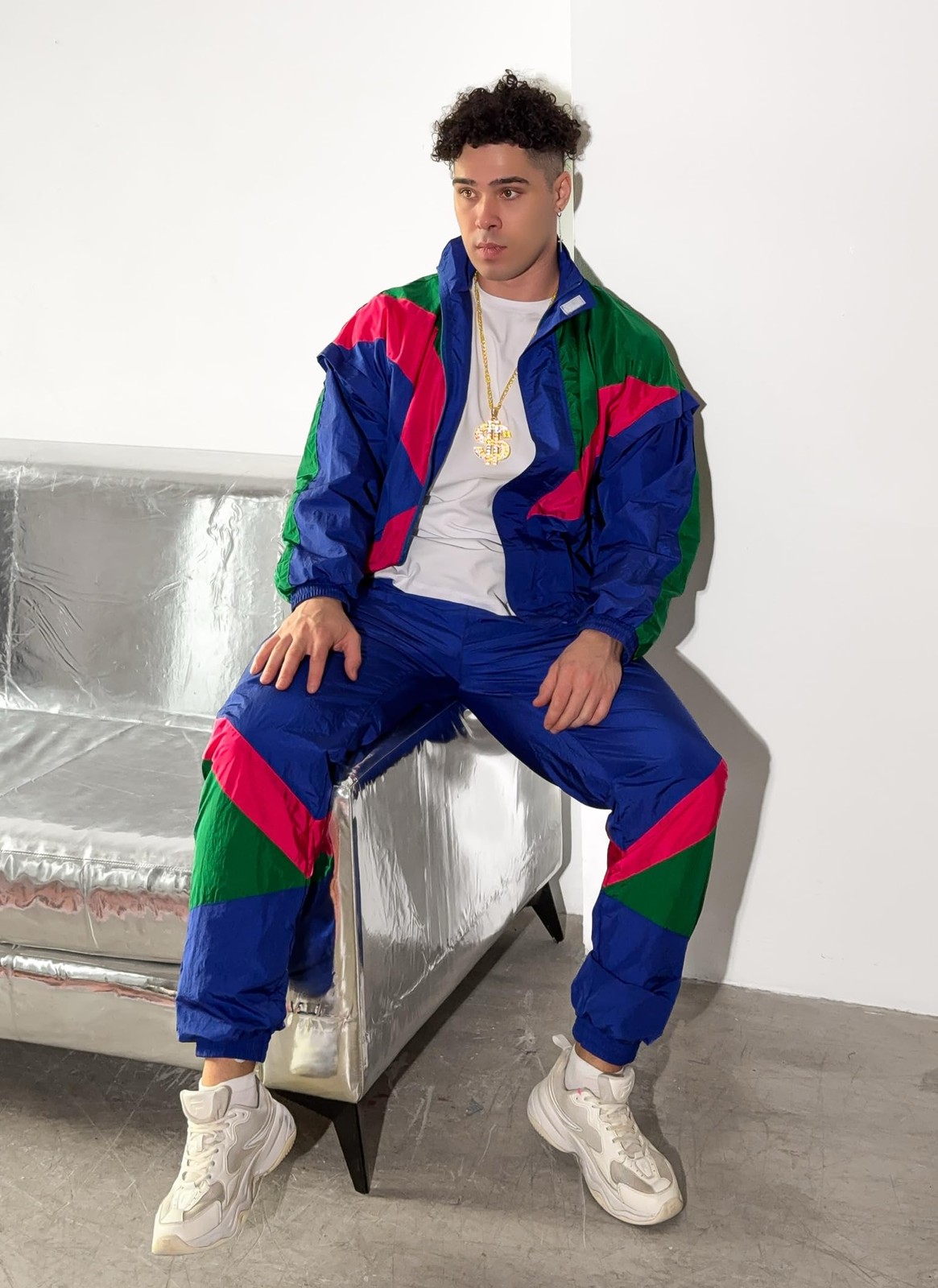 Mens Tracksuit Set M-XL, 80s and 90s Outfit for Men