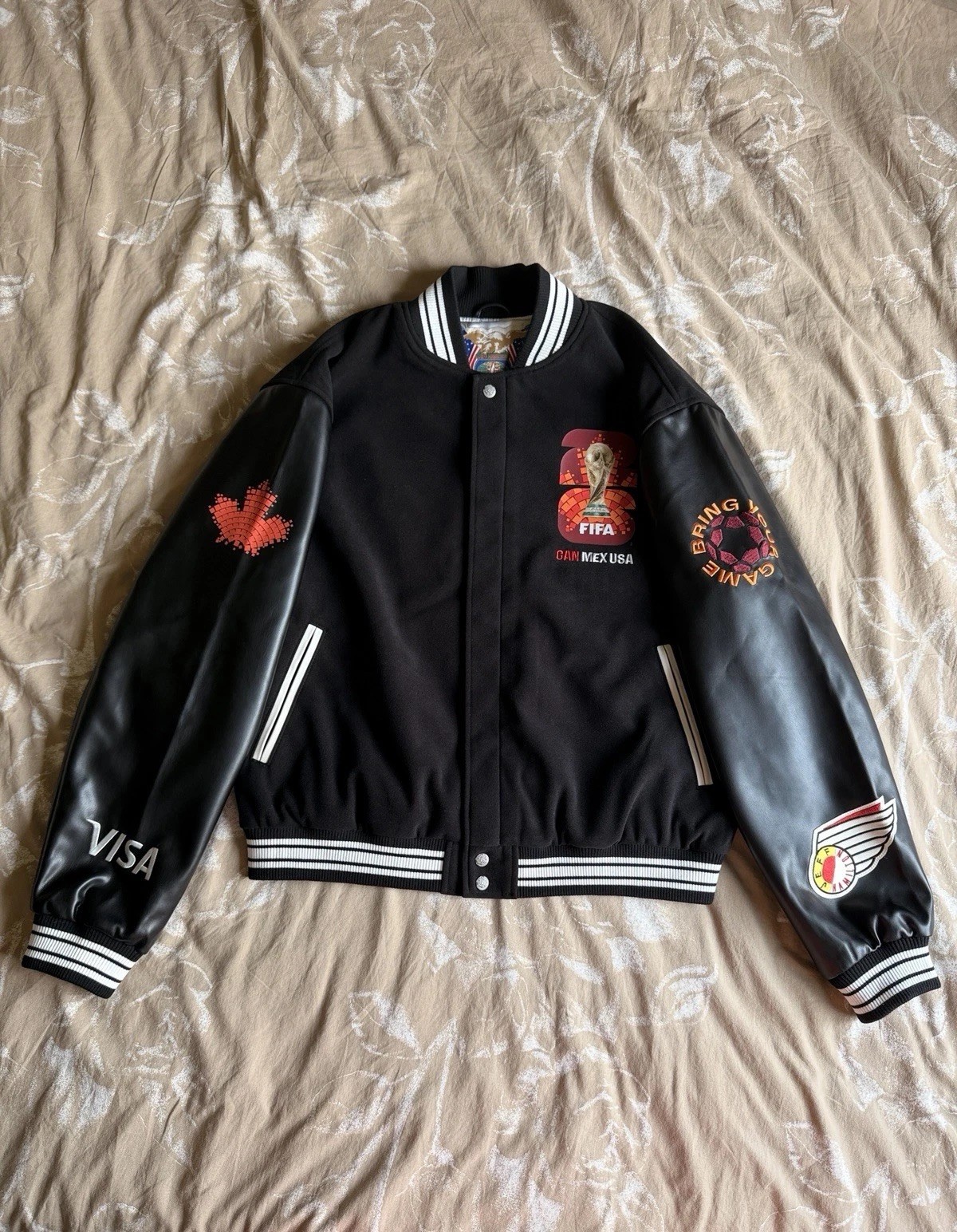 2026 FIFA World Cup Jeff Hamilton Jacket (Black) Limited Edition *BRAND NEW*