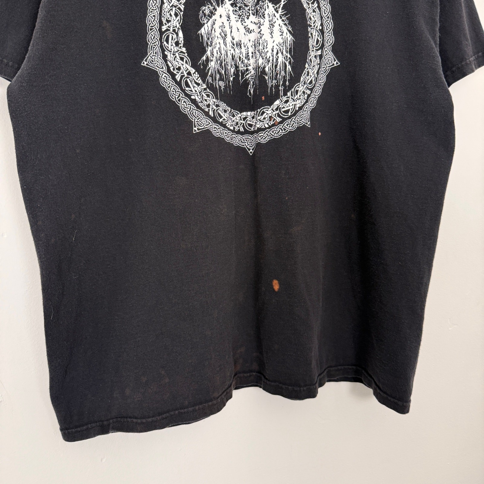 Vintage Y2K Absu Death Black Metal Band Tour Concert Tee Shirt XL Streetwear