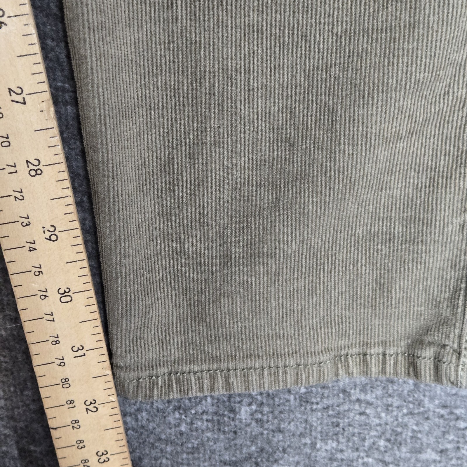 Peter Millar Men 34×32 Superior Soft Corduroy Five-Pocket Pants Juniper Olive